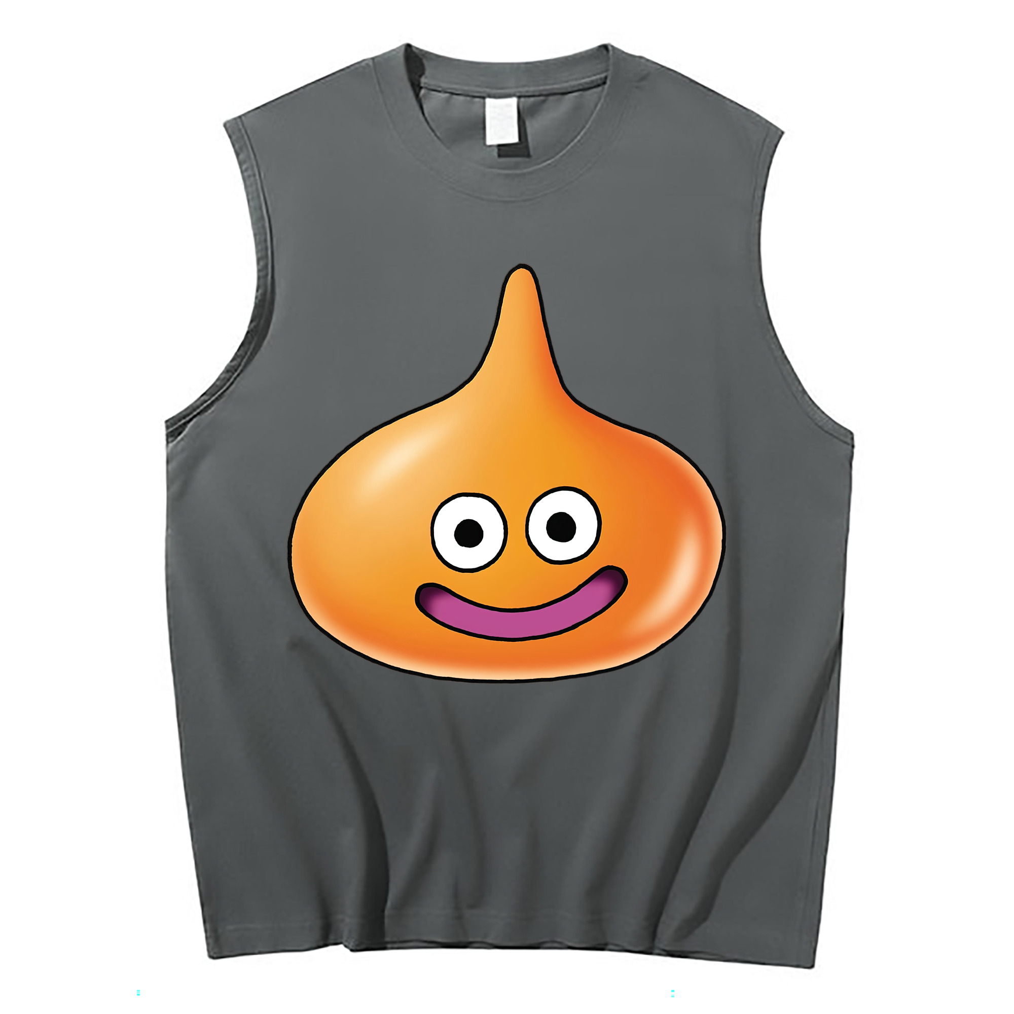 （画像用） ドラゴンクエスト Doragon Kuesuto Dragon Quest コットン100％タンクトップ（フロントプリント）
